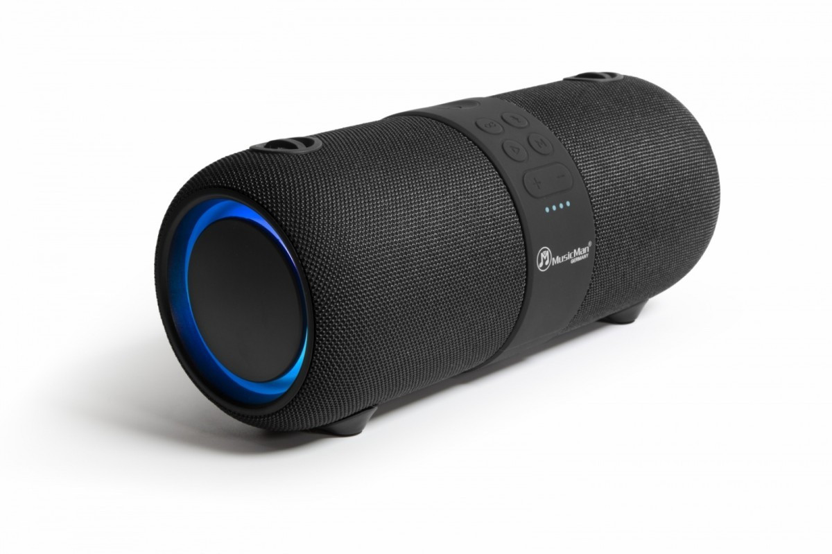 Technaxx Głośnik bezprzewodowy 2x7W Bluetooth LED RGB wodoodporność IP X6