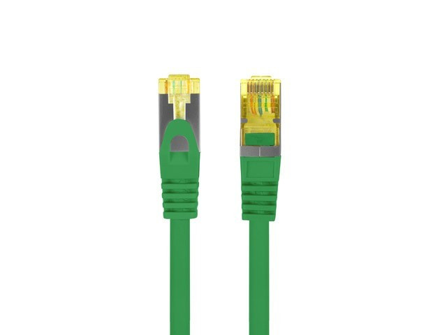 Lanberg Patchcord kat.6a S/FTP LSZH CU 1M zielony fluke