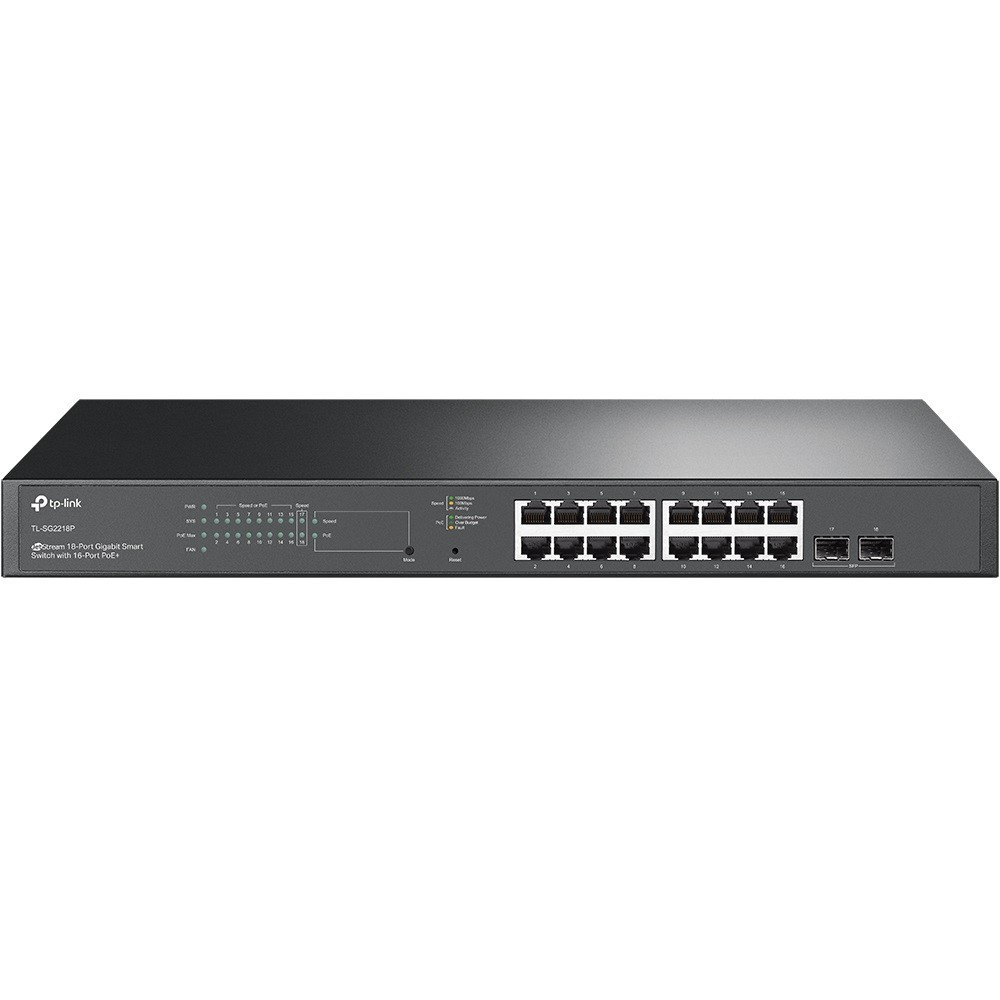 TP-Link Przełącznik SG2218P 18xGE (16xPoE+)
