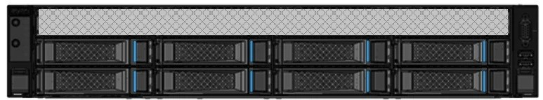 Inspur Serwer rack NF5280M6 - 8 x 2.5 1x4314 1x32G 1x800W PSU - 2NF5280M6C001DS