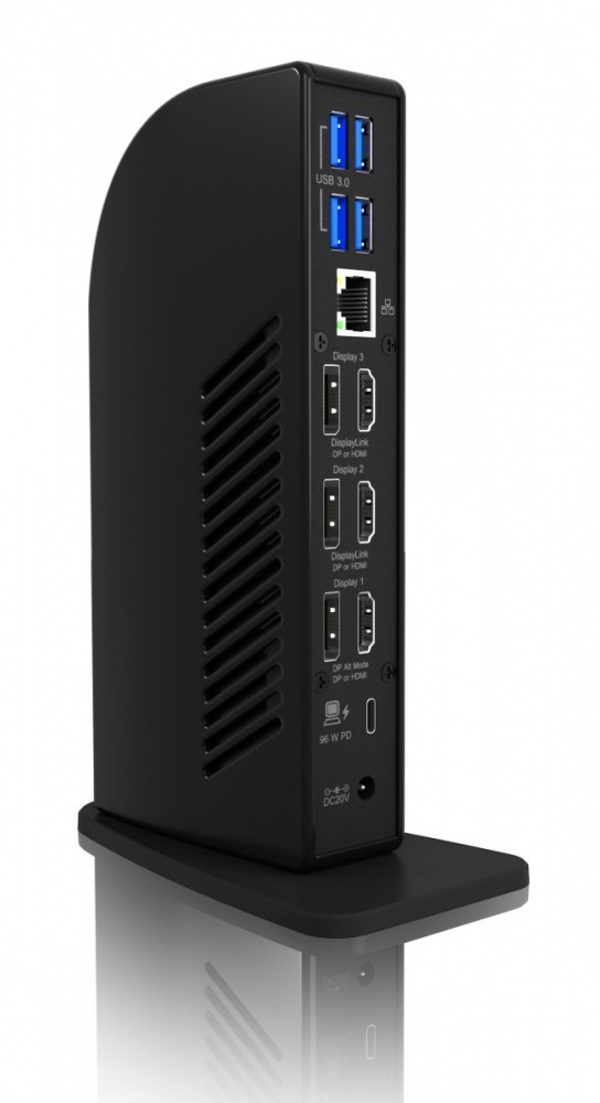 RaidSonic Technology Stacja dokująca IB-DK2256AC 12in1,HDMI,DP,USB,CR,LAN,PD 96Watt