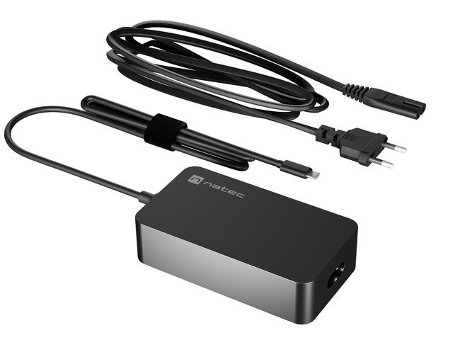 NATEC Zasilacz Laptop Grayling USB-C 45W do laptopów, tabletów, telefonów