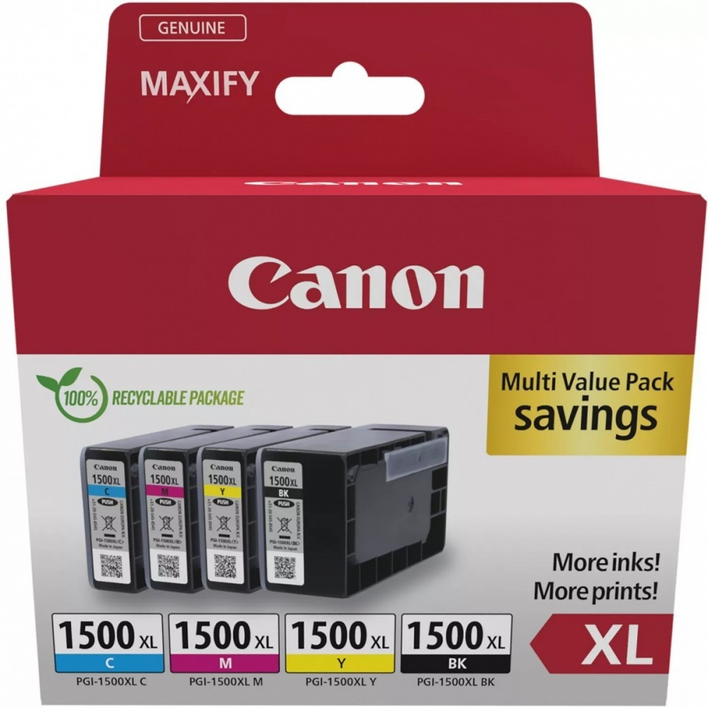 Canon Multipack PGI-1500XL BK/C/M/Y 9182B010