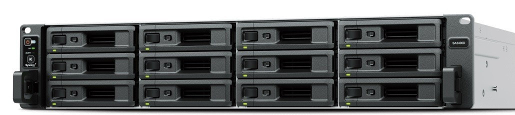 Synology Serwer SA3400D 12x0HDD Intel Xeon D-1541 1x8GB DDR4 ECC 2x1GbE 1x10GbE 5Y