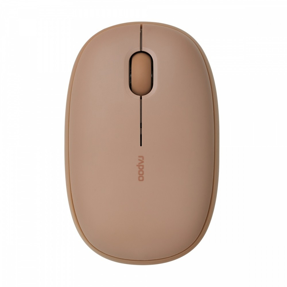 Rapoo Mysz bezprzewodowa M660 Multimode brązowa