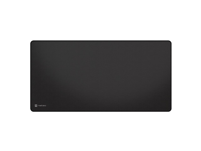 NATEC Podkładka pod mysz Colors Series Obsidian Black 800x400 mm