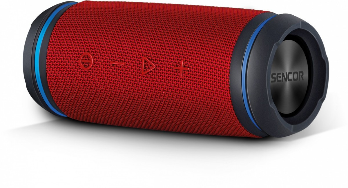 SENCOR Głośnik Bluetooth SSS 6400 Sirius 30W, TWS, NFC, IPX6 Czerwony