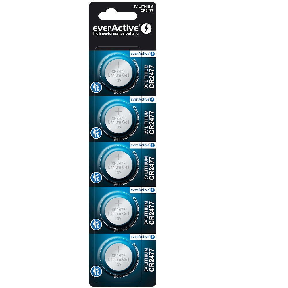 everActive Baterie litowe mini CR2477 blister 5 szt.
