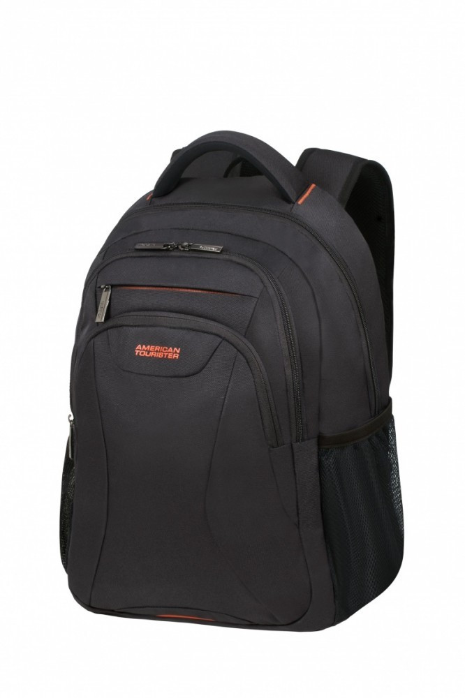 American Tourister Plecak na laptopa AT WORK 15.6 cala czarno-pomarańczowy