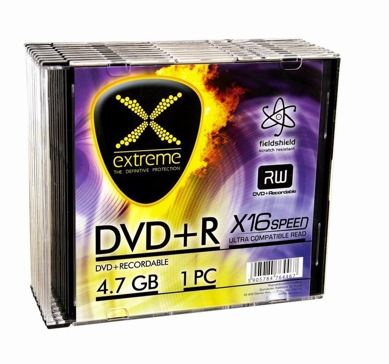 Extreme 1173 - 5905784764450 1173 - DVD+R slim jewel case 10 4.7GB 16x
