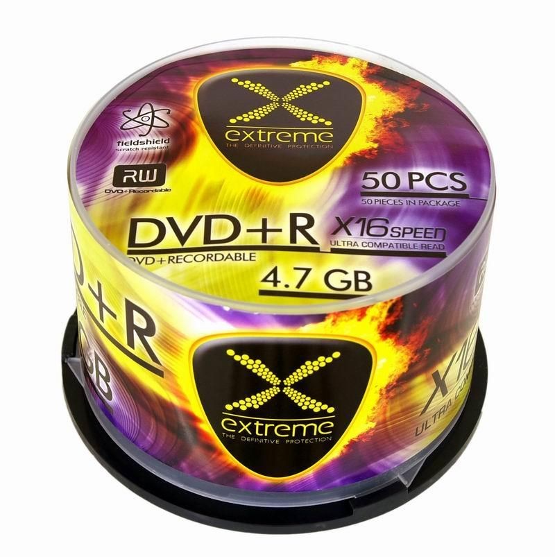 Extreme 1170 - 5905784764429 1170 - DVD+R cake box 50 4.7GB 16x