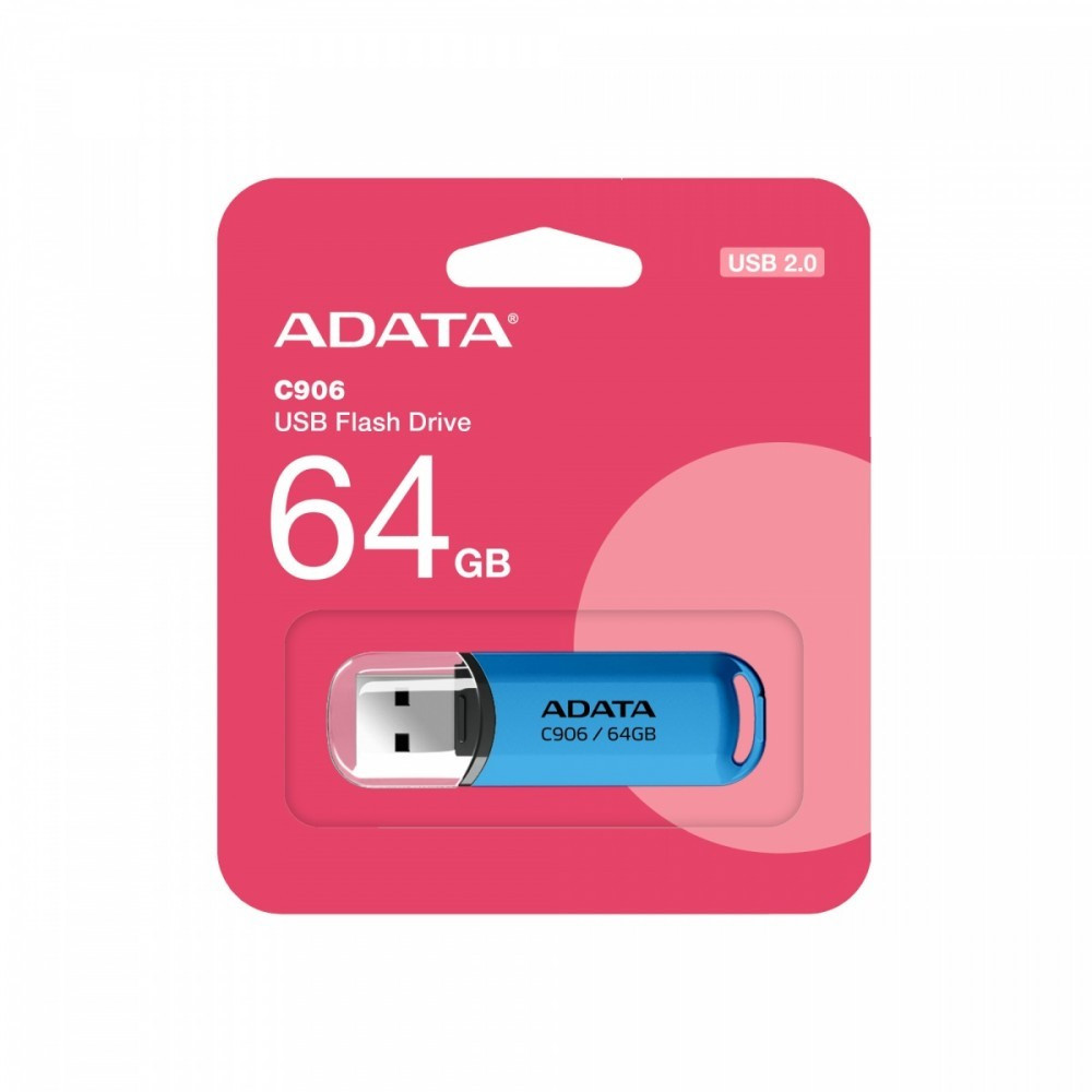 A-Data Pendrive C906 64GB USB2.0 niebieski