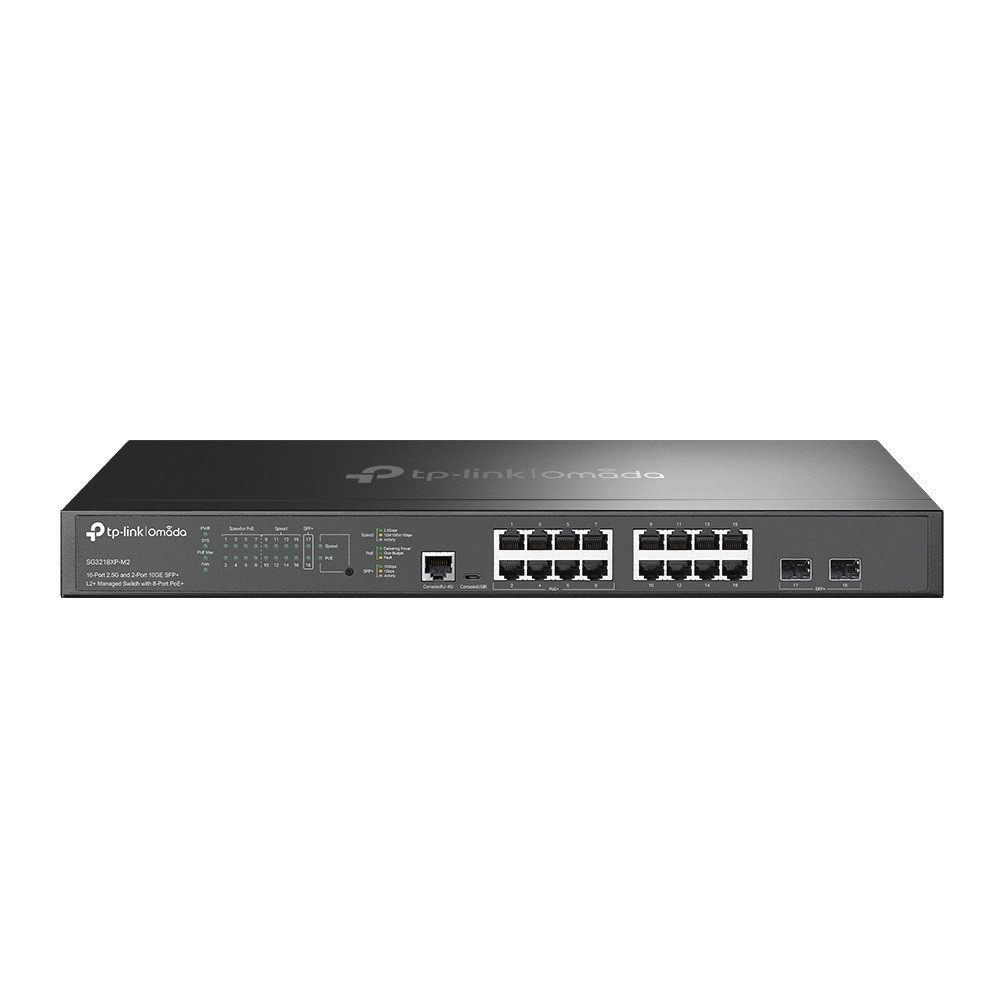 TP-Link Przełącznik SG3218XP-M2 16x2.5GE PoE+ 2SFP+