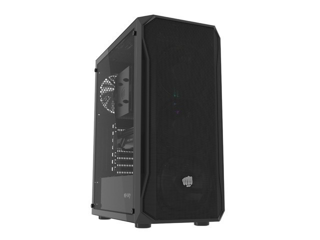 NATEC Obudowa Fury Shobo SH4F Midi Tower z oknem Czarna