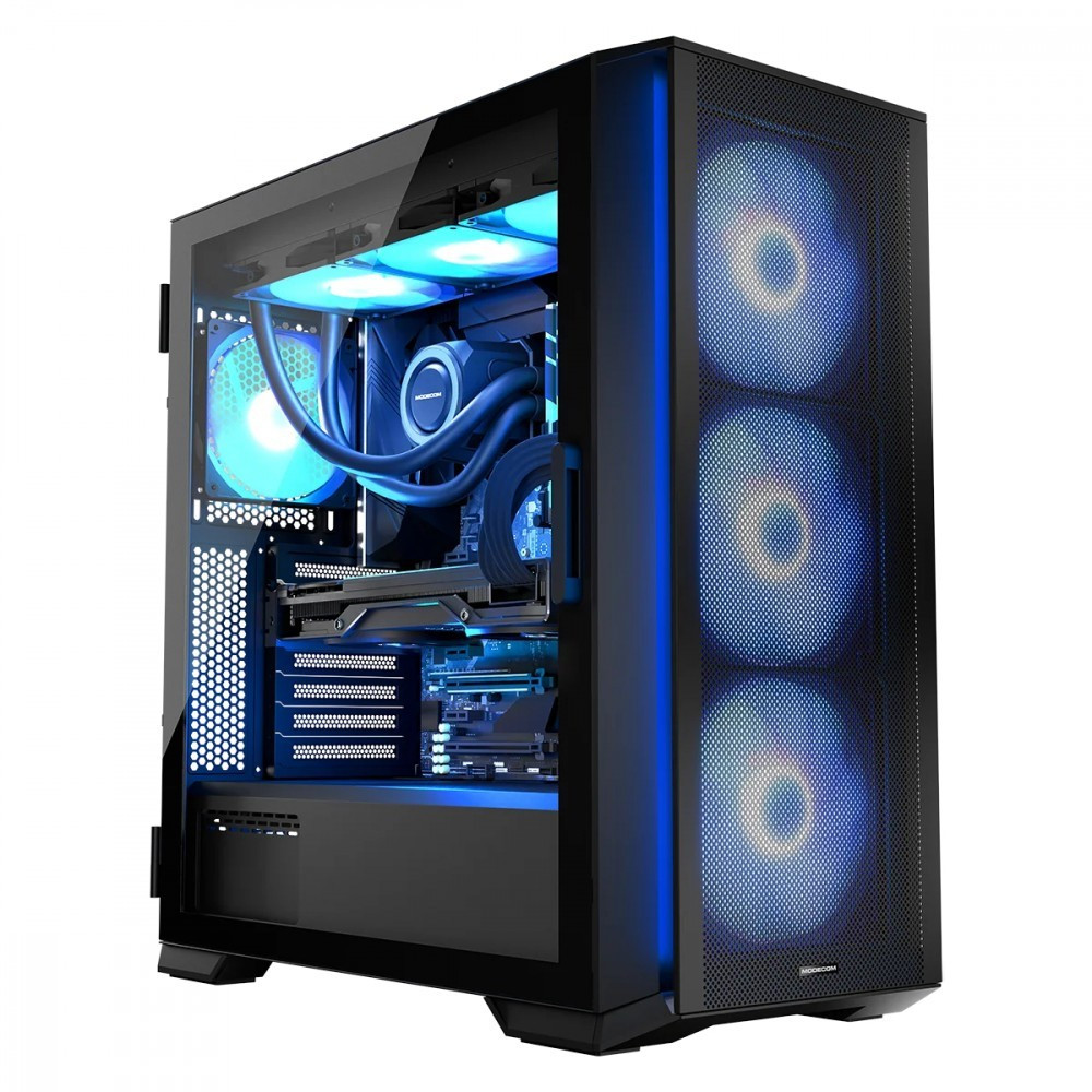 ModeCom Obudowa Komputerowa Horizon ARGB Flow Midi Czarna