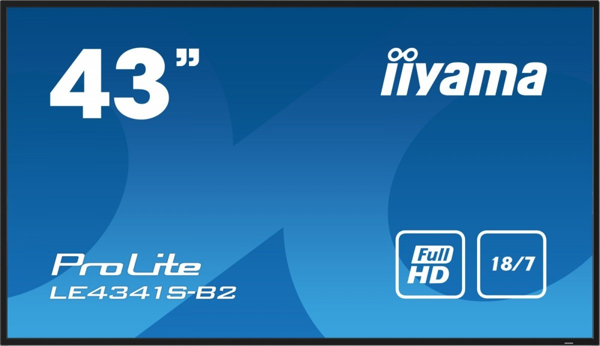 iiyama Monitor 42.5 cala ProLite LE4341S-B2 IPS,FHD,18/7,LAN,HDMI