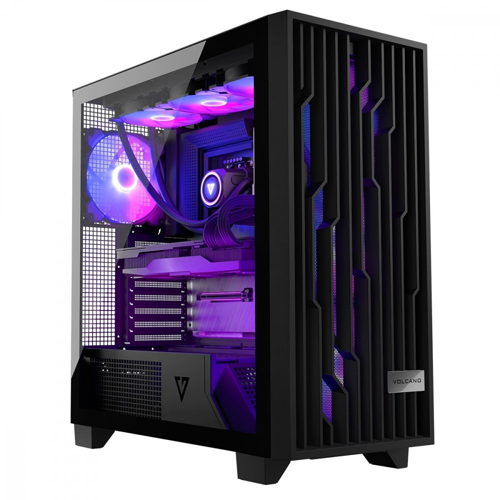 ModeCom Obudowa komputerowa Volcano Perun Apex ARGB Midi czarna