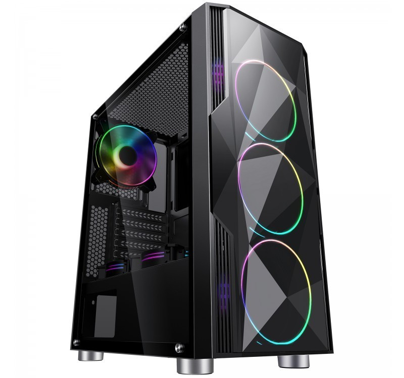 MS Obudowa gamingowa PC FIGHTER V315 Czarna
