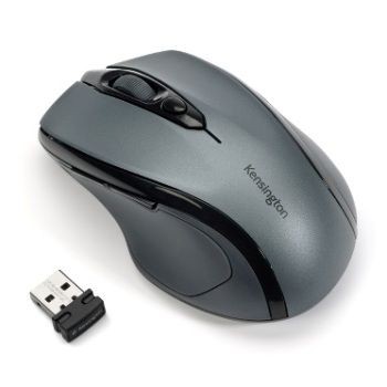 Kensington K72423WW Mysz Pro Fit Mid Size Wireless Graphite Grey Mouse