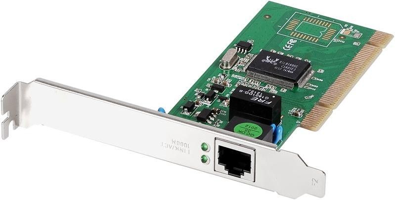 Edimax EN-9235TX-32 V2 32-bit Gigabit LAN Card, RJ45, additional low profile bracket incl.