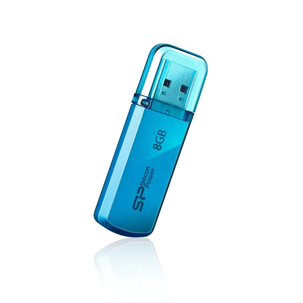 Silicon-Power SILICON POWER Pamięć USB Helios 101 8GB USB 2.0 Niebieska