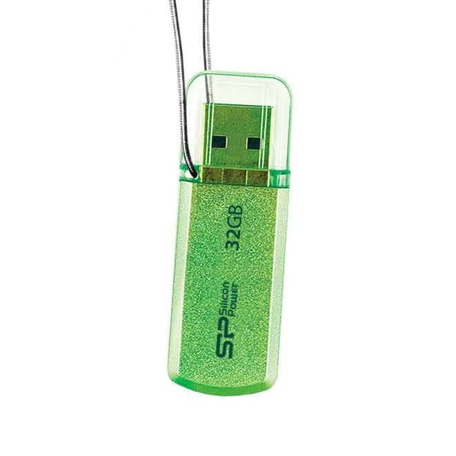 Silicon-Power SILICON POWER Pamięć USB Helios 101 32GB USB 2.0 Zielona