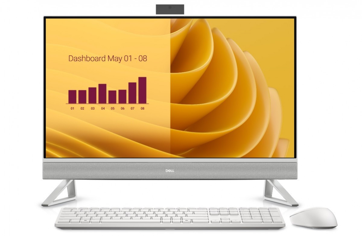 Dell Komputer 27 All-in-One EC27250 Win11Pro 7-150U/16GB/512GB SSD/27.0 FHD/Intel Graphics/Cam/WLAN + BT/Backlit Kb/3Y ProSupport
