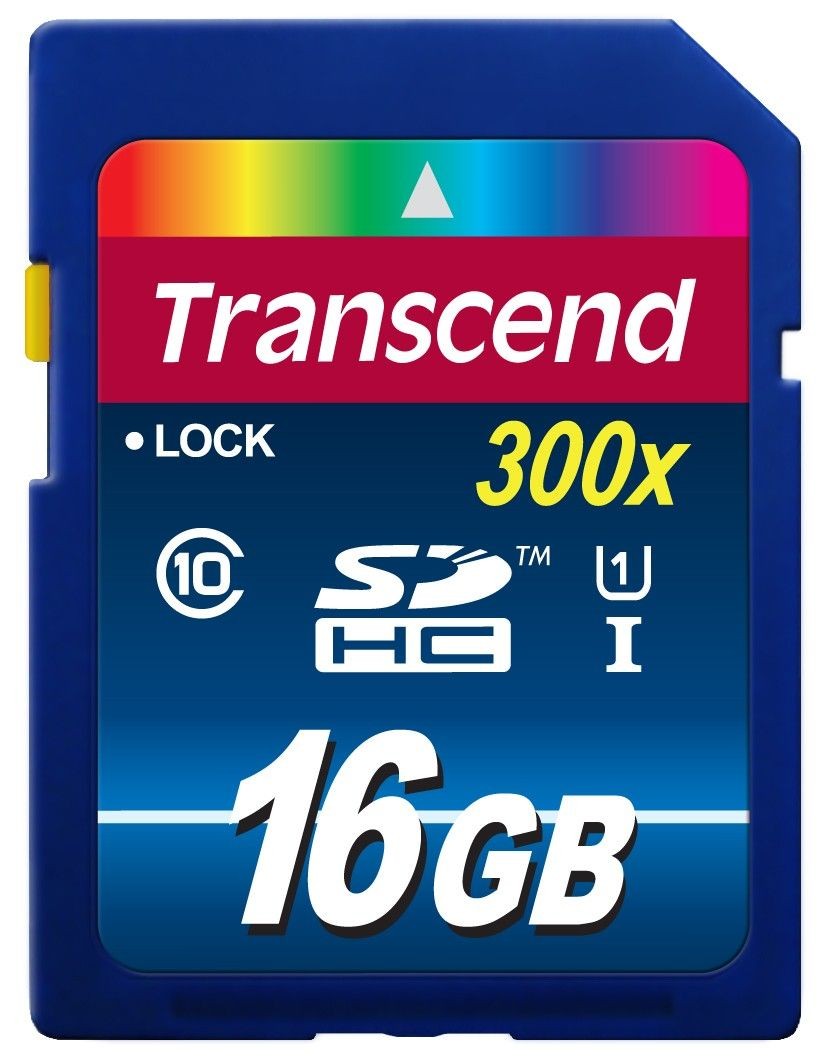 Transcend TS16GSDU1 karta pamięci SDHC 16GB Class 10 UHS-I (Transfer do 45MB/s ) Premium