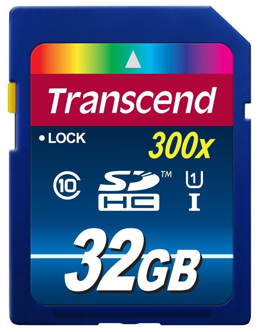 Transcend TS32GSDU1 karta pamięci SDHC 32GB Class 10 UHS-I ( 300x do 45MB/s ) Premium