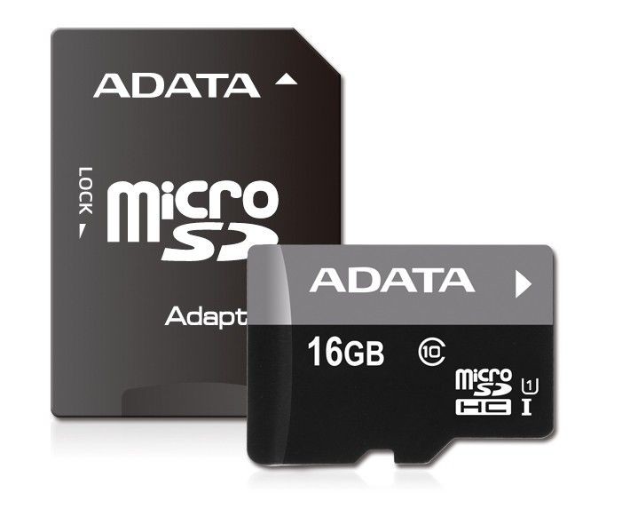 A-Data Karta pamięci microSDHC Premier 16GB UHS-I Class 10 + adapter