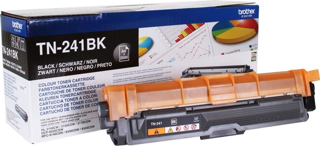 Brother TN241BK Toner TN241 black 2 500str HL-3140CW / 3150 / 3170 / DCP-9020