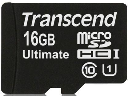Transcend TS16GUSDHC10U1 karta pamięci Micro SDHC 16GB UHS-I 600x PREMIUM