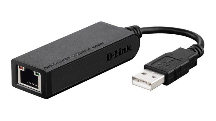 D-Link DLINK DUB-E100 Konwerter USB 2.0 (1 x port B) - FastEthernet 10/100BaseT (1 x RJ45)