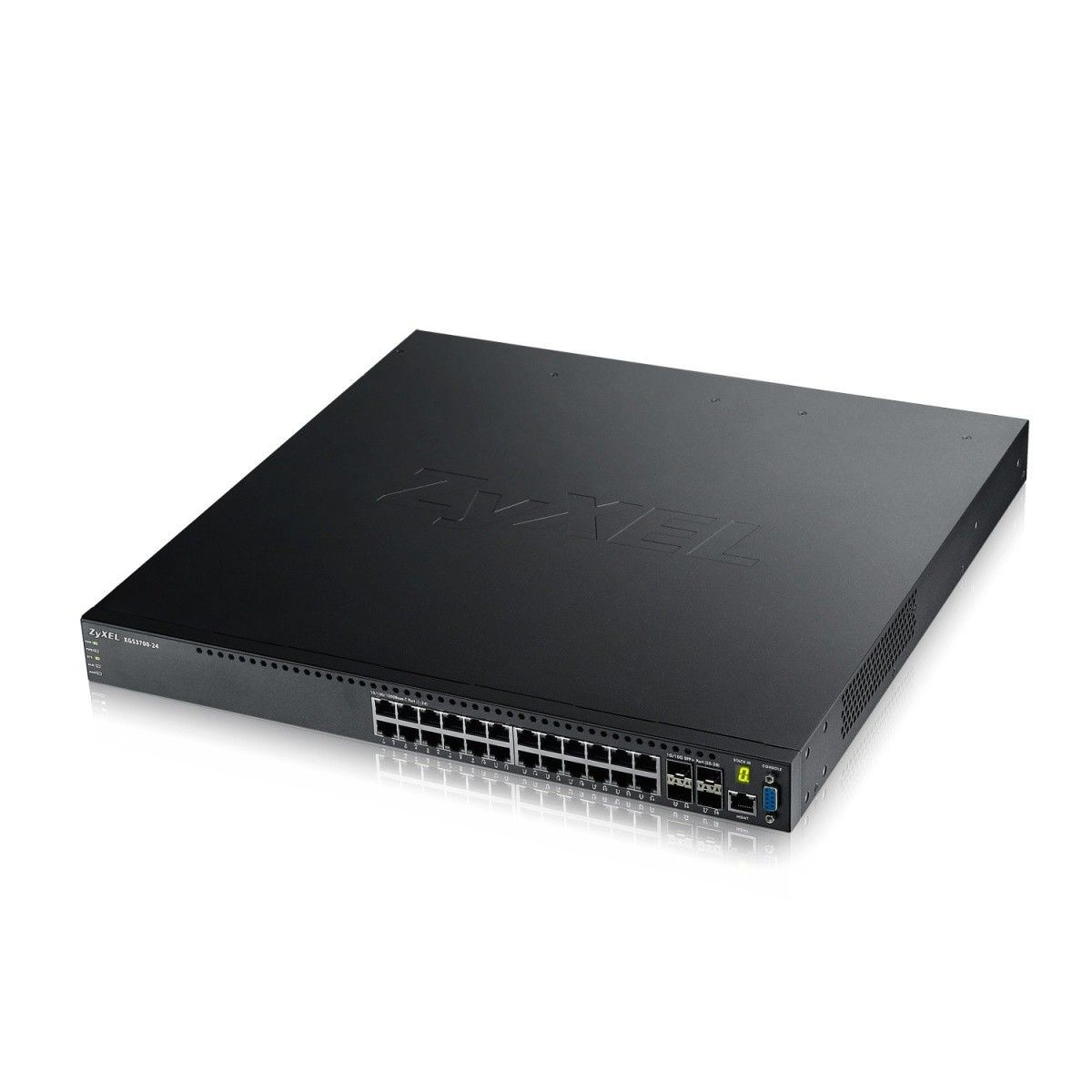 ZyXEL XGS3700-24-ZZ0101F Zyxel XGS3700-24 24-port GbE L2+ Switch with 4xSFP+ 10GbE Uplink