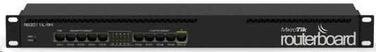 MikroTik Router xDSL 5x GbE 5xFE PoE RB2011iL-RM