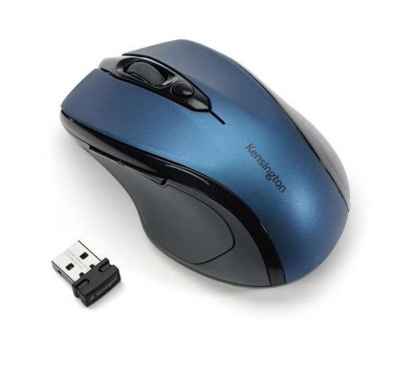 Kensington K72421WW Mysz Pro Fit Mid Size Wireless Sapphire Blue Mouse