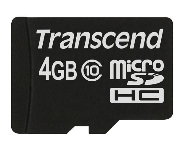 Transcend Premium 4GB microSDHC UHS-I Class10 20MB/s MLC