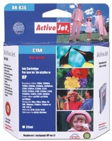 ActiveJet Tusz AH-11CR (zamiennik HP 11 C4836A; Premium; 35 ml; niebieski)