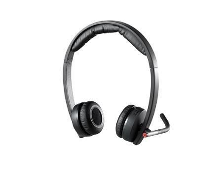 Logitech Słuchawki z mikrofonem Wireless Headset Dual H820e bezprzewodowe czarne