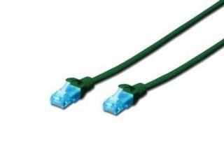 Digitus DK-1512-030/G Kabel patch cord UTP, CAT.5E, zielony, 3m, 15 LGW