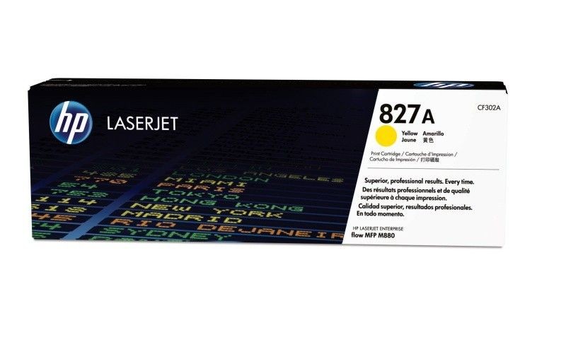 HP 827A Yellow LaserJet Toner Cartridge CF302A