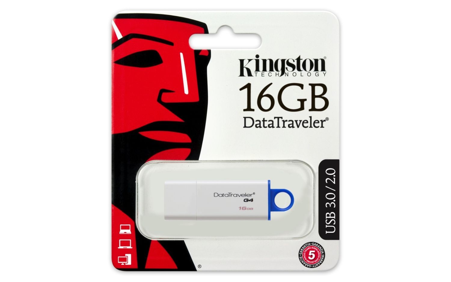 Kingston Pamięć USB 3.0 DataTraveler G4 16GB