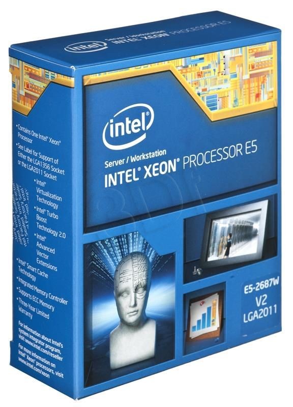 Intel Procesor CPU/Xeon E5-2687Wv2 3.40GHz LGA2011 BOX