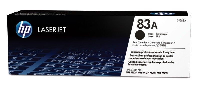 HP Toner 83A Black 1.5k CF283A