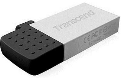 Transcend Flash Disk 8GB JetFlash?380S, USB 2.0/micro USB (R:20/W:5 MB/s) stříbrná