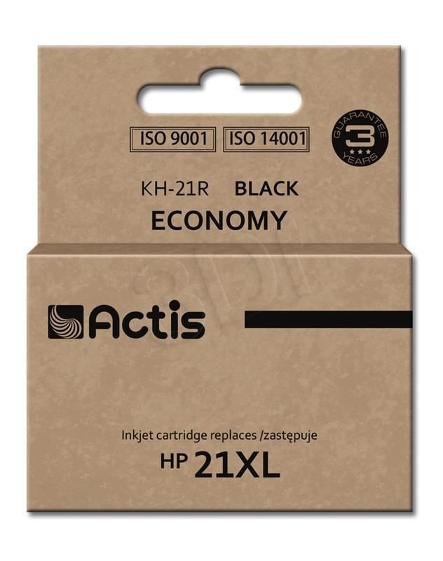 Actis KH-21R Tusz (zamiennik HP 21XL C9351A; Standard; 20 ml; czarny)