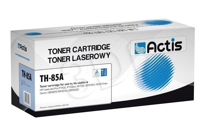 Actis TH-85A Toner (zamiennik HP 85A CE285A Canon CRG-725; Standard; 1600 stron; czarny)