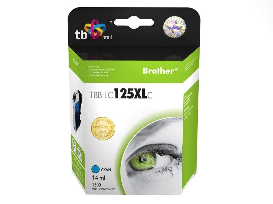 TB Print Tusz do Brother LC125XL TBB-LC125XLC CY