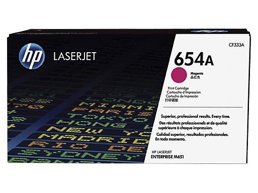 HP 654A Magenta Toner Color LaserJet Enterprise M651 15000 pages