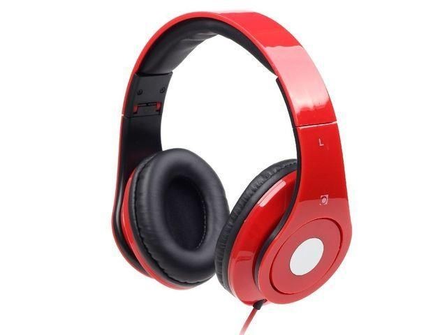 Gembird MHS-DTW-R słuchawki z mikrofonem DETROIT, Mini Jack 4PIN, czerwone
